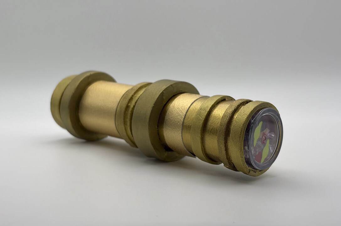 The Grogu inspired kaleidoscope craft.