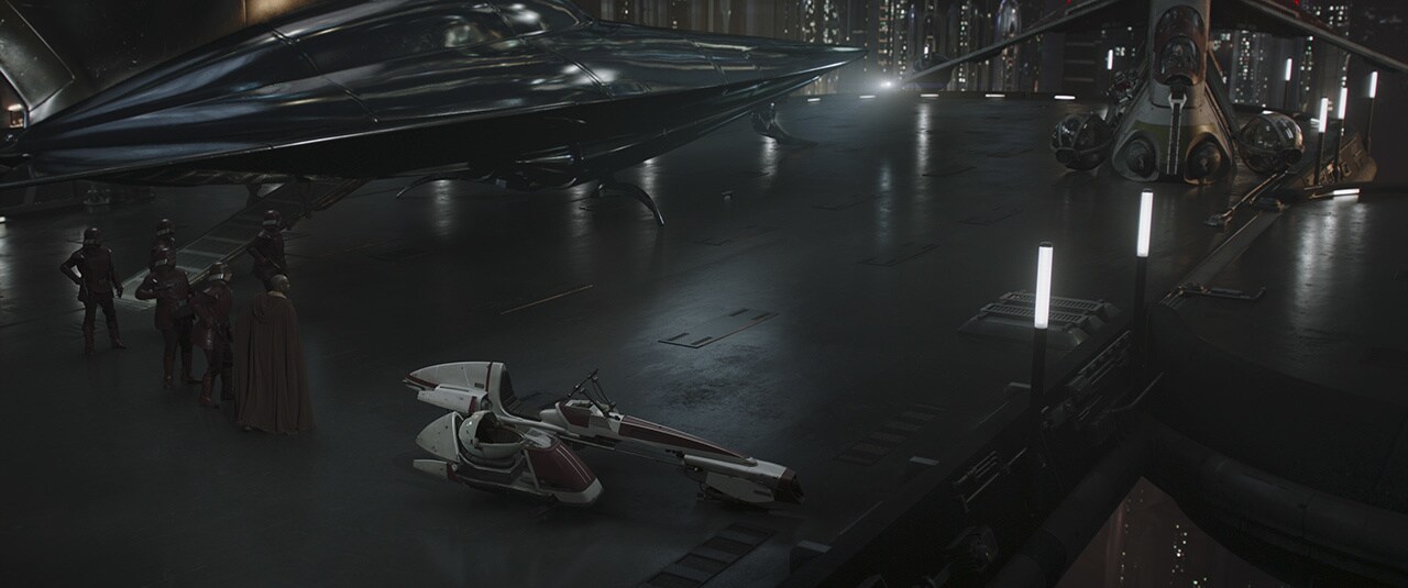 The Naboo Guards makes the ultimate sacrifice, sending Beq and Grogu to safety.