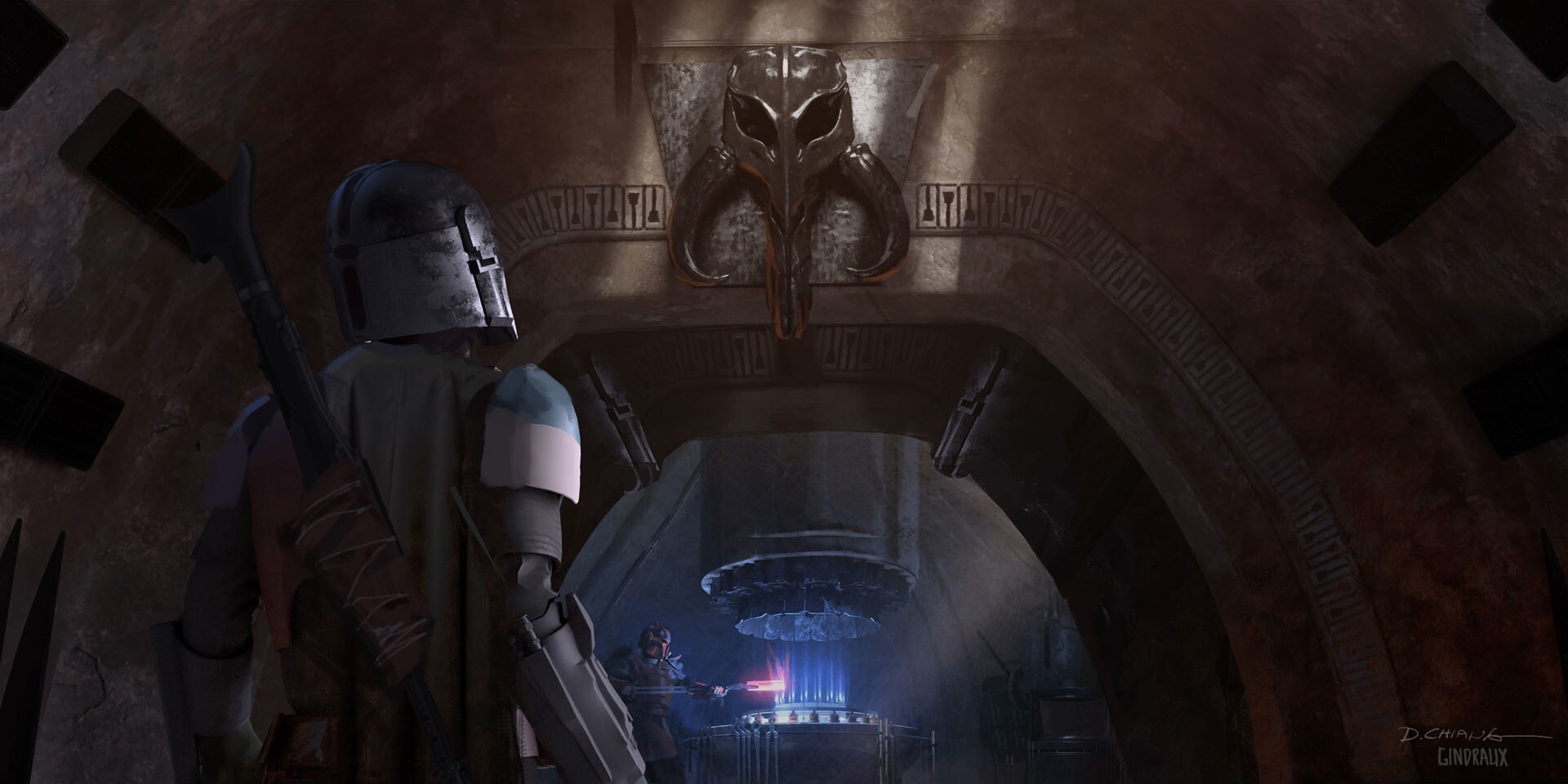 The Mandalorian concept art by Doug Chiang and Nick Gindraux