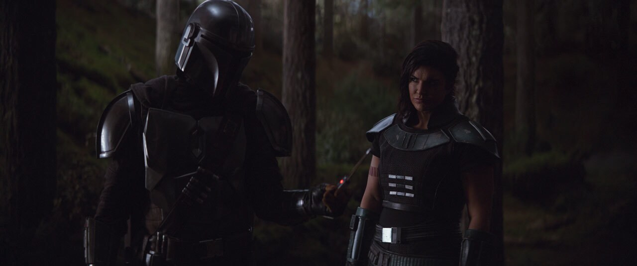 The Mandalorian accepts that neither he nor the Child can stay. They bid Omera and the villagers ...