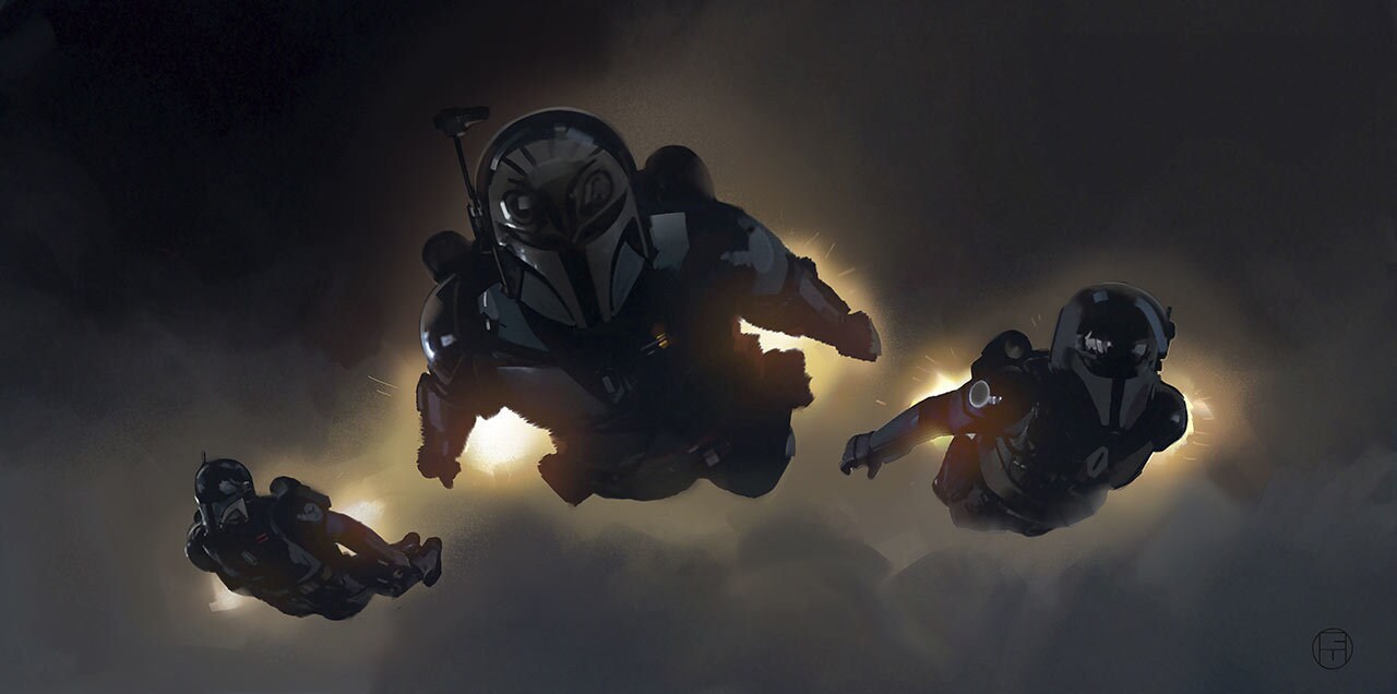 The Mandalorian concept art by Brian Matyas