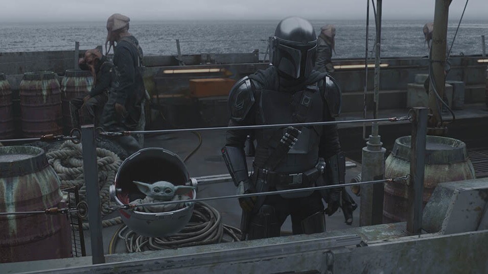 The Mandalorian and the Child join the fishermen on the seas...but soon discover it's a setup. Su...