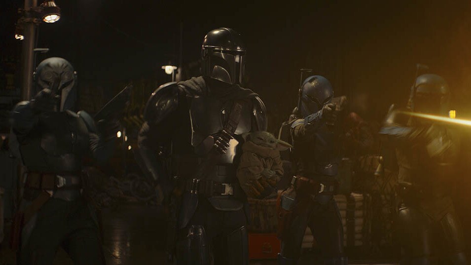 Back on land, the Mandalorian is confronted by more Quarren. Bo-Katan and her crew again come to ...