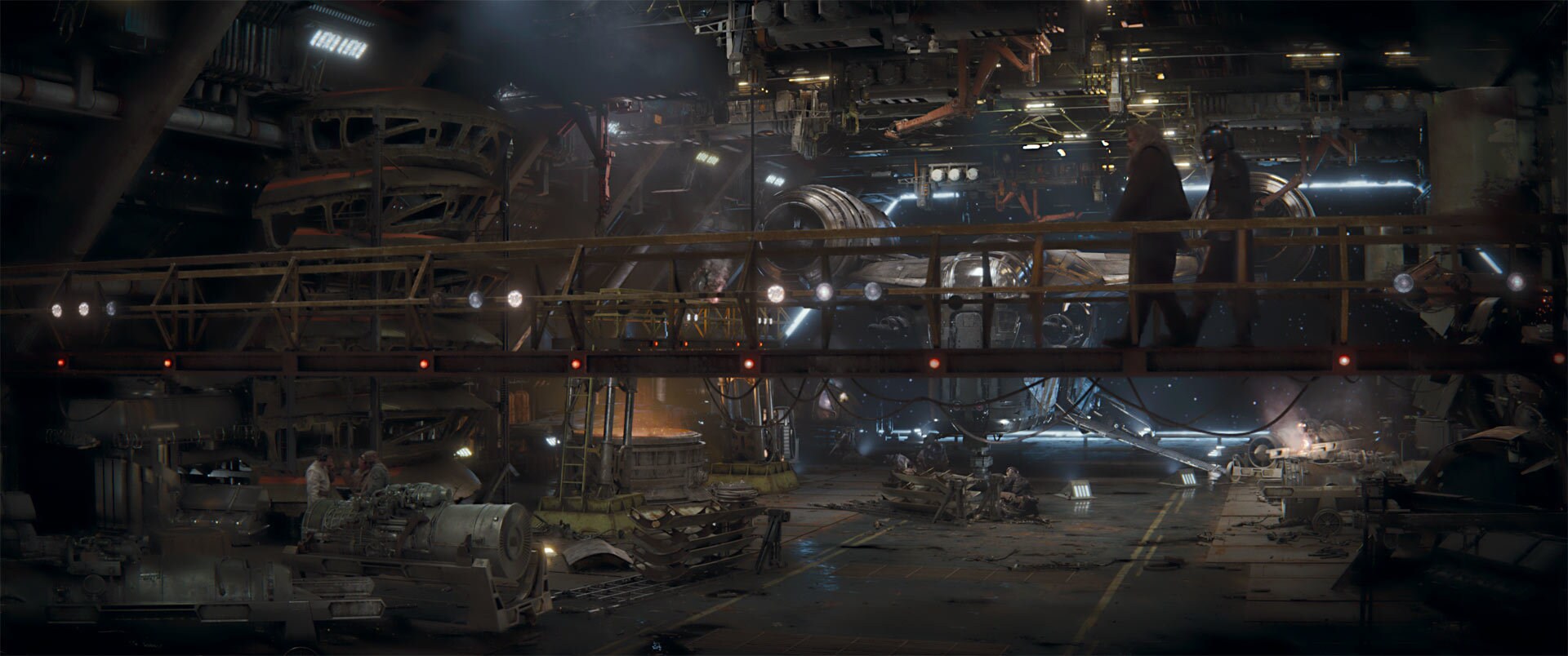 The space station where the Mandalorian meets his old mercenary gang was designed to reflect real...