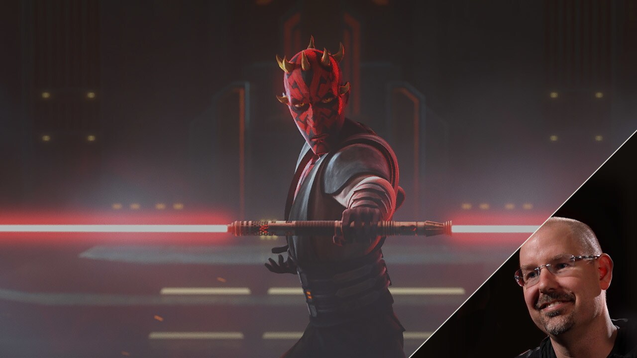 "[Ray Park]'s almost like a human predator when he's Maul, and to see him perform [the motion-cap...