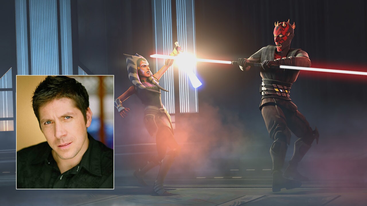 Ray Park, who played Darth Maul in Star Wars: The Phantom Menace, returned to the role for "The P...