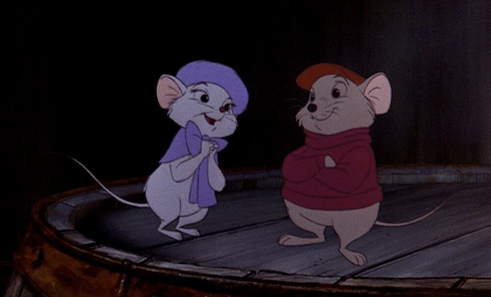 Bernard and Bianca in "The Rescuers"