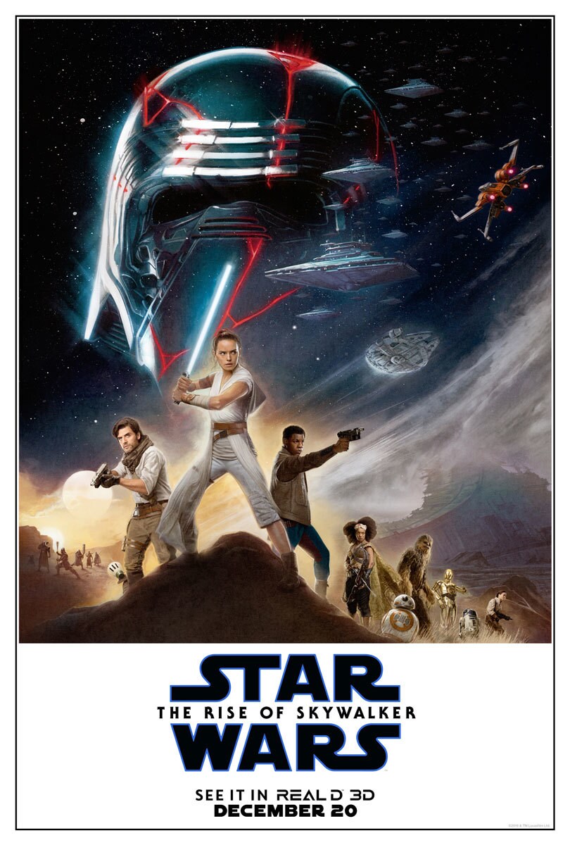 thumbnail image 2 of Star Wars: Rise Of Skywalker Collage Poster – 22x34, Licensed Reproduction, Movie 17634 2 of 3
