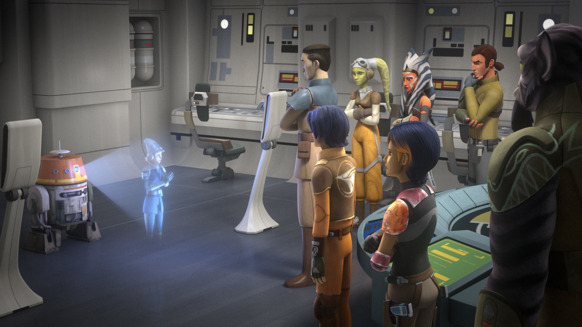 Tua knows her life is in danger, and desperately contacts the rebels for help. Together with Ahso...