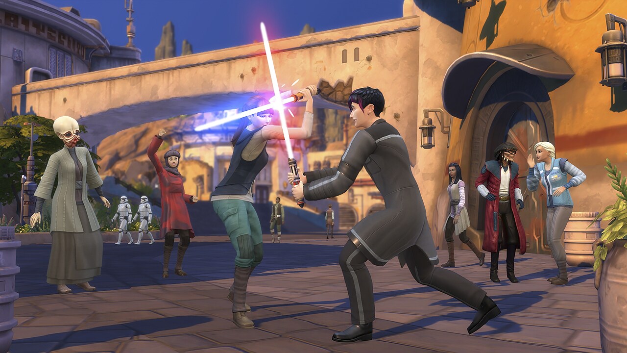 Personalize your lightsaber and get ready to show off your skills in duels - just make sure you t...