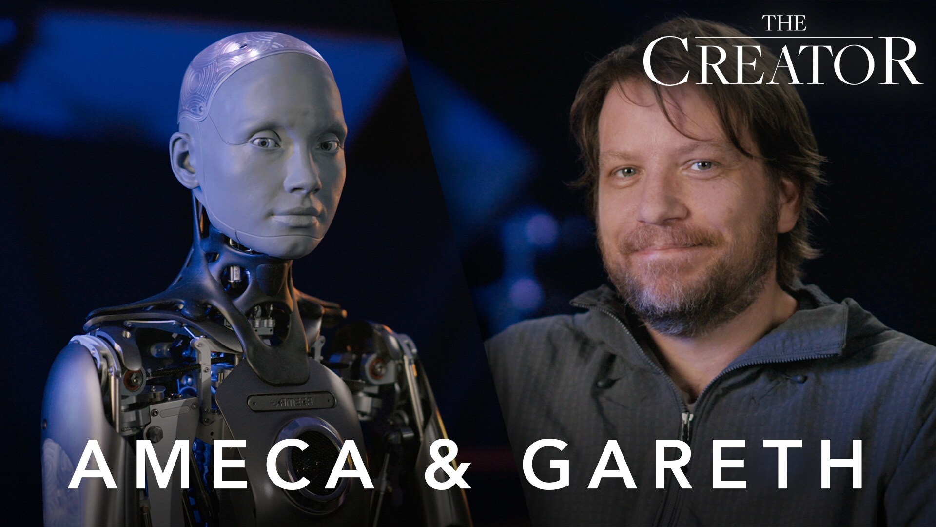 The Creator | Ameca and Gareth | 20th Century Studios