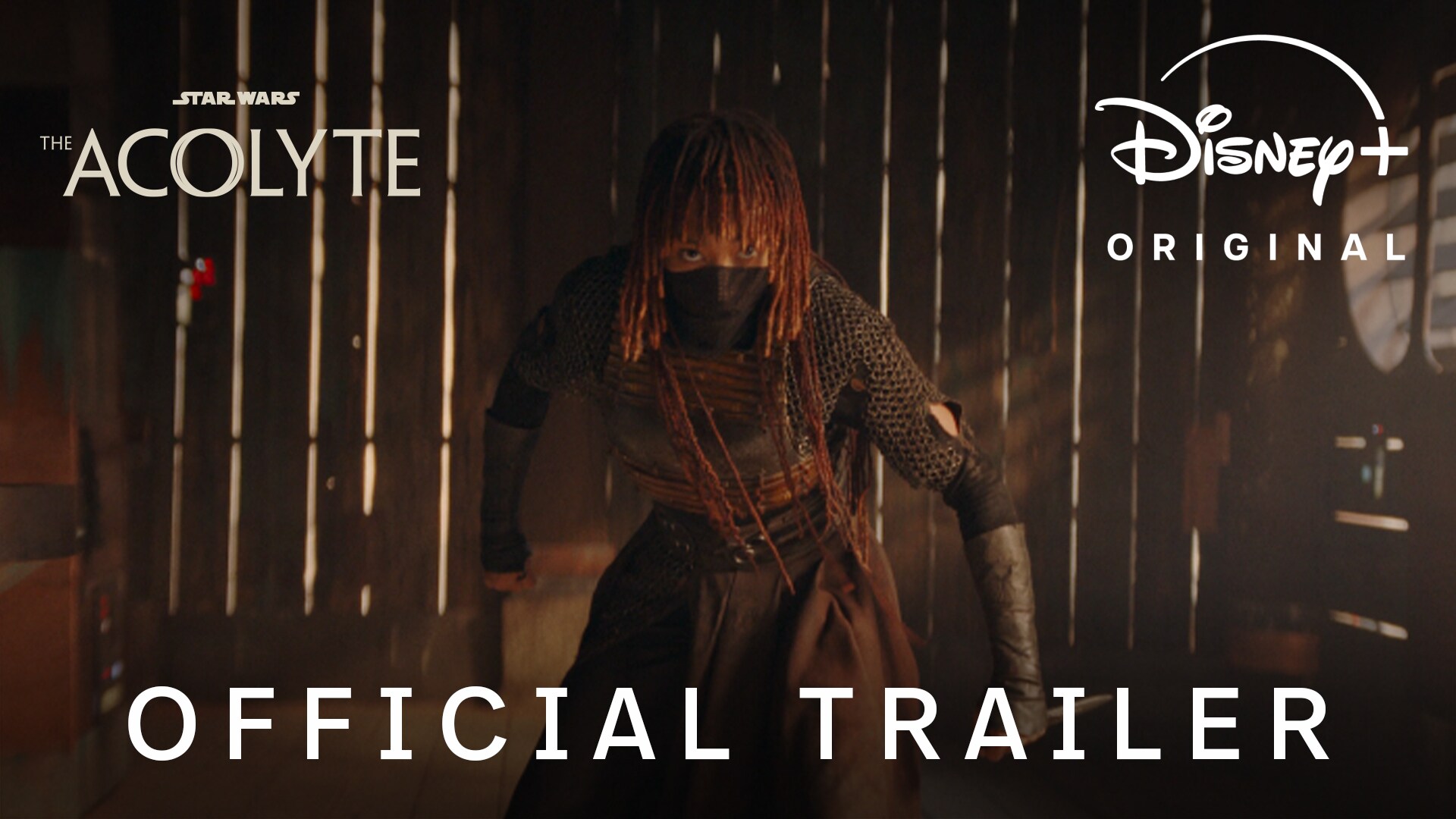 A thumbnail image for Star Wars: The Acolyte on Disney+.