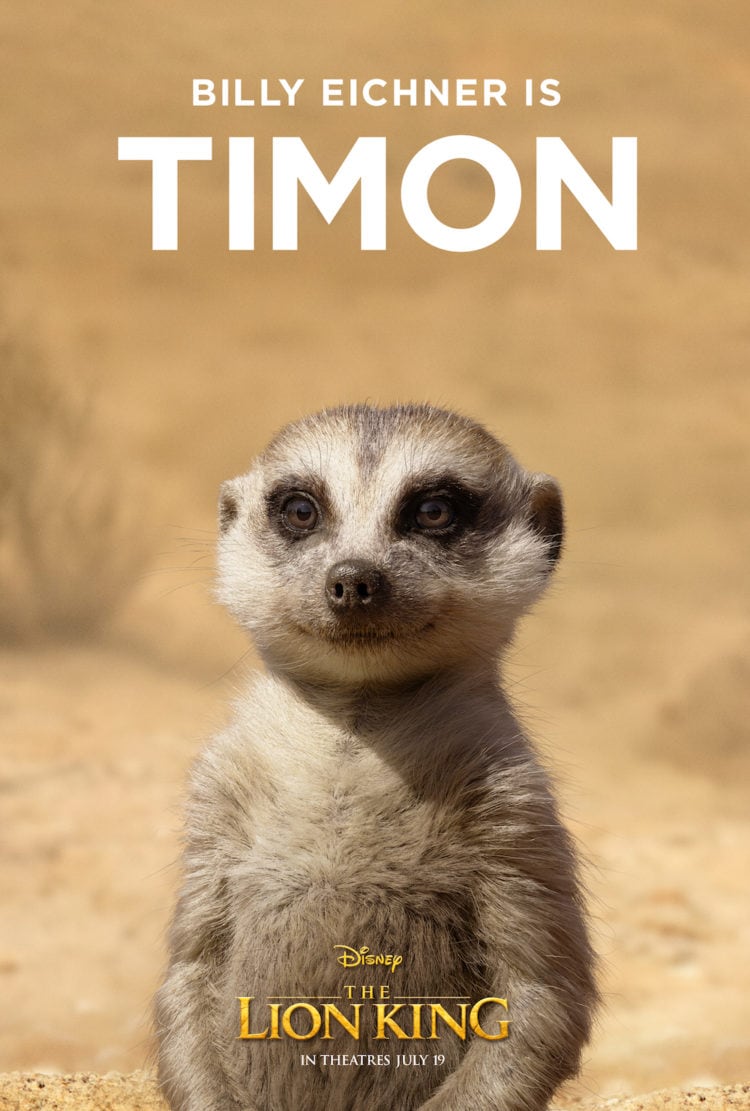 Poster-Billy Eichner is Timon. Disney The Lion King in Theatres July 19