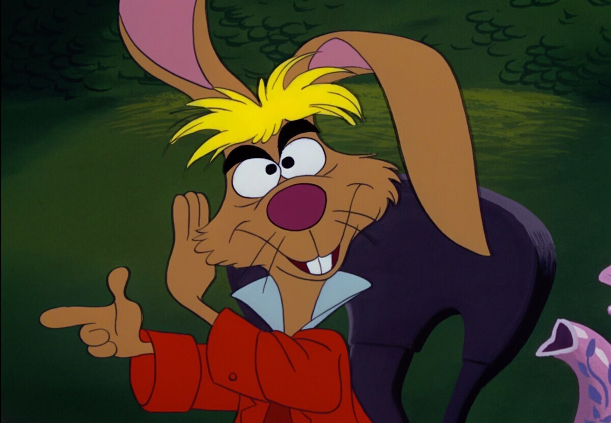 alice in wonderland cartoon march hare