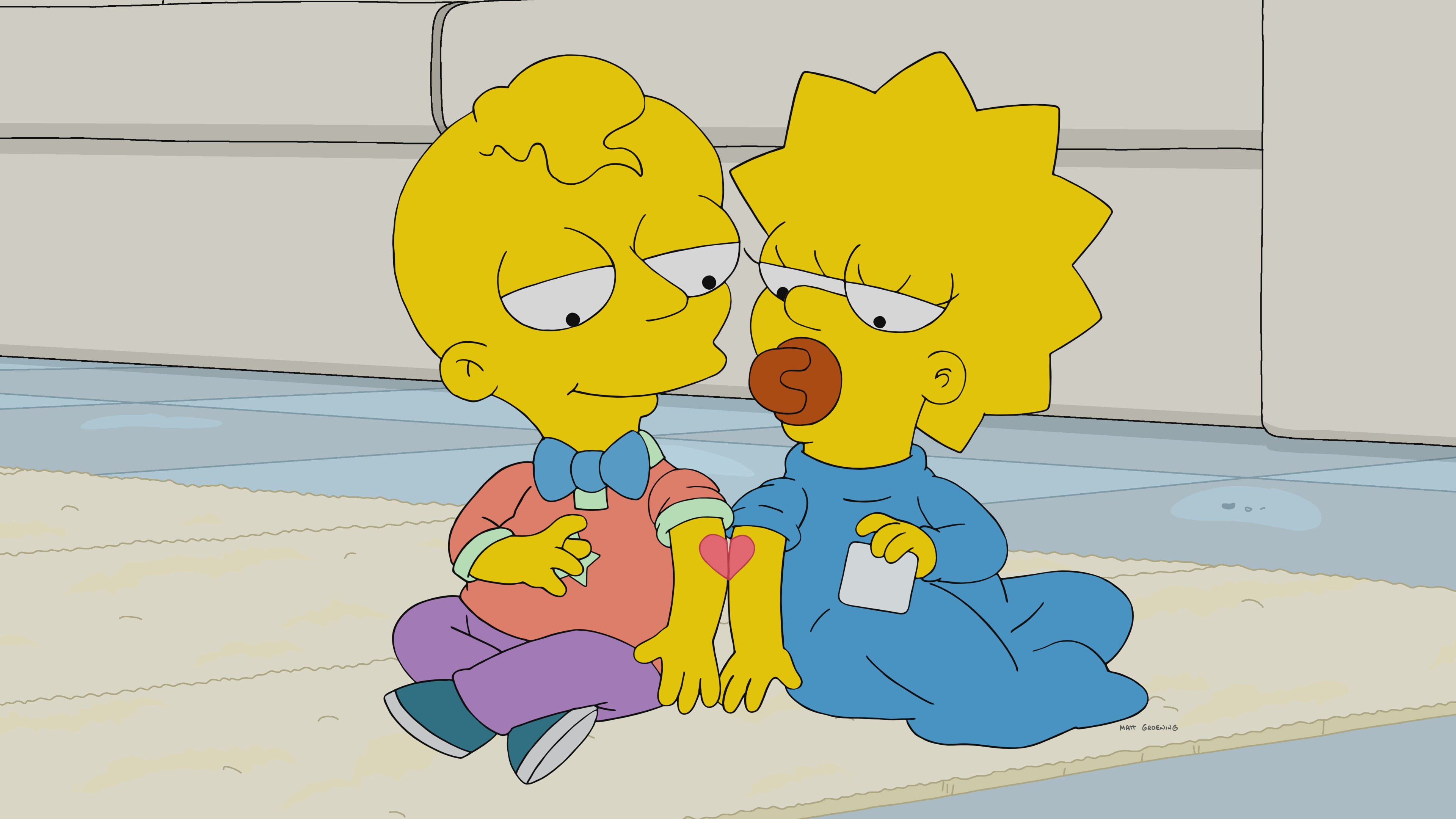 THE SIMPSONS: Marge won't let Maggie play with her new baby crush because of his annoying mother, leading Maggie into a depressive spiral. Meanwhile, Mr. Burns tasks Homer with swindling Cletus out of his helium fortune in the “The Incredible Lightness of Being a Baby” episode of THE SIMPSONS.