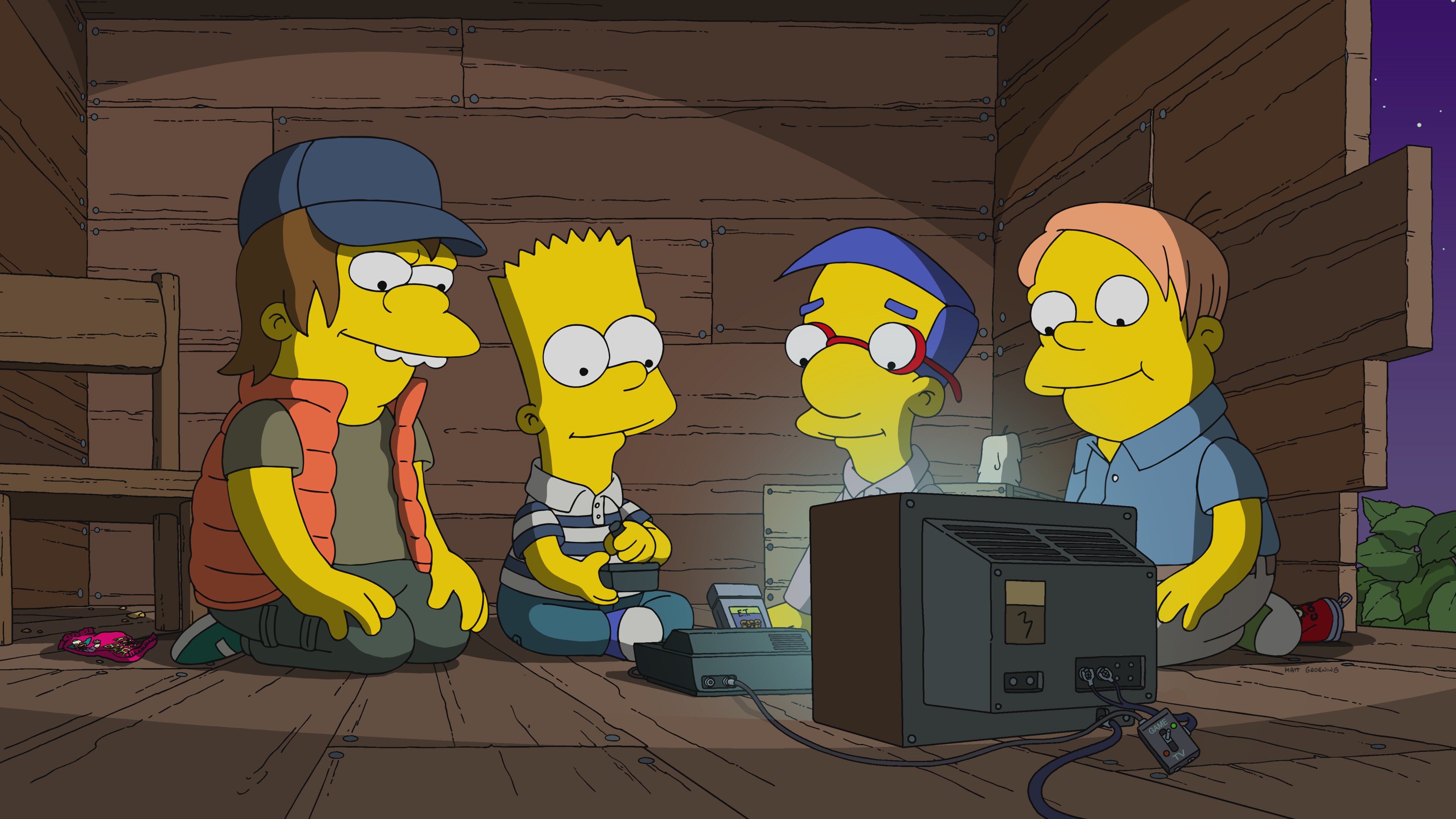 THE SIMPSONS: The 30th Treehouse of Horror features a demon Maggie, a mission to rescue Milhouse from another dimension, dead-Homer’s spirit trying on some new bodies for size and Selma finally finding love in an unlikely place – the alien in the basement. Don’t miss the “Treehouse of Horror XXX” episode of THE SIMPSONS.