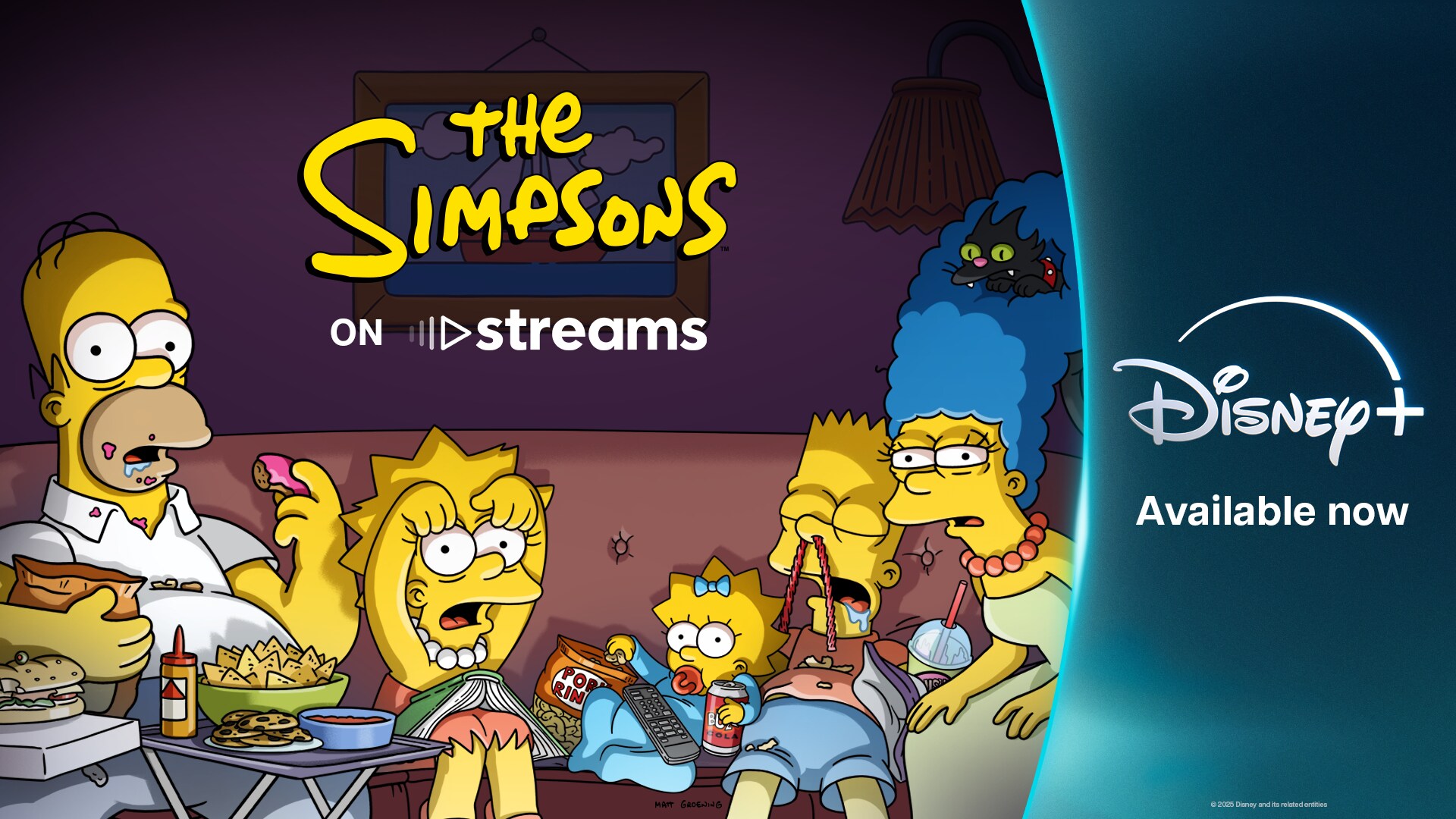 Disney+ Adds THE SIMPSONS 24/7 Stream