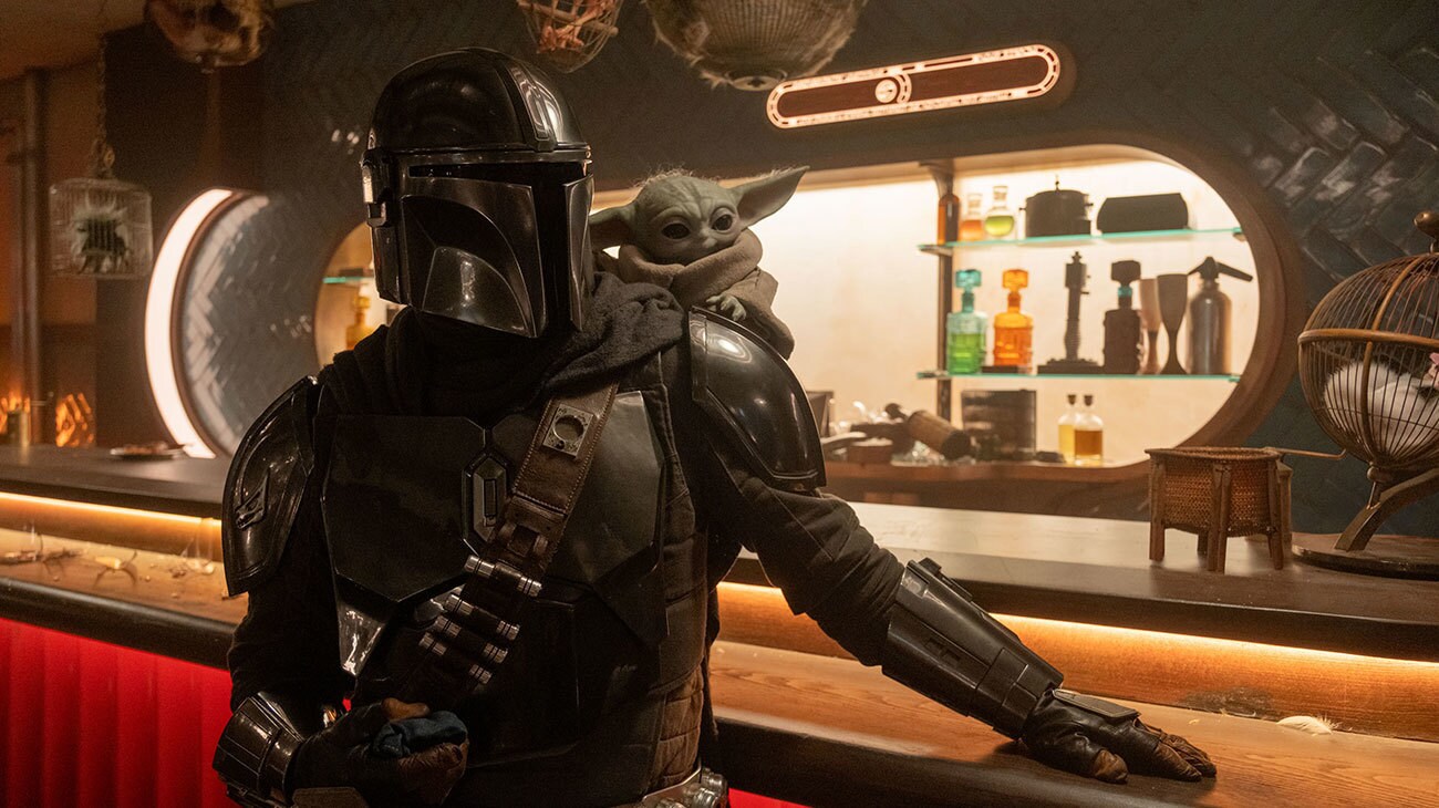 Lucasfilm's THE MANDALORIAN AND GROGU. Photo courtesy of Lucasfilm. © 2026 Lucasfilm Ltd™. All Rights Reserved.