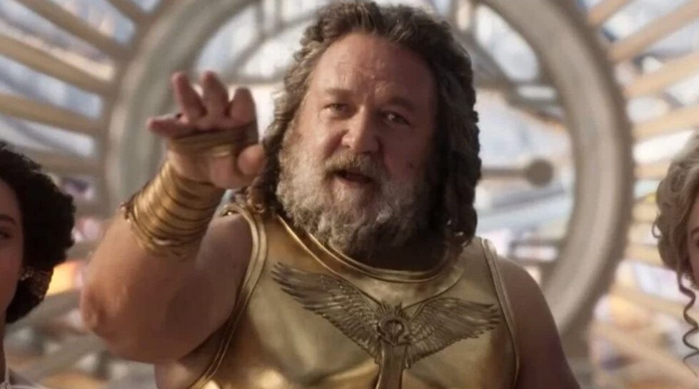 4 fatos sobre Zeus, o personagem de Russell Crowe em 'Thor: Amor e