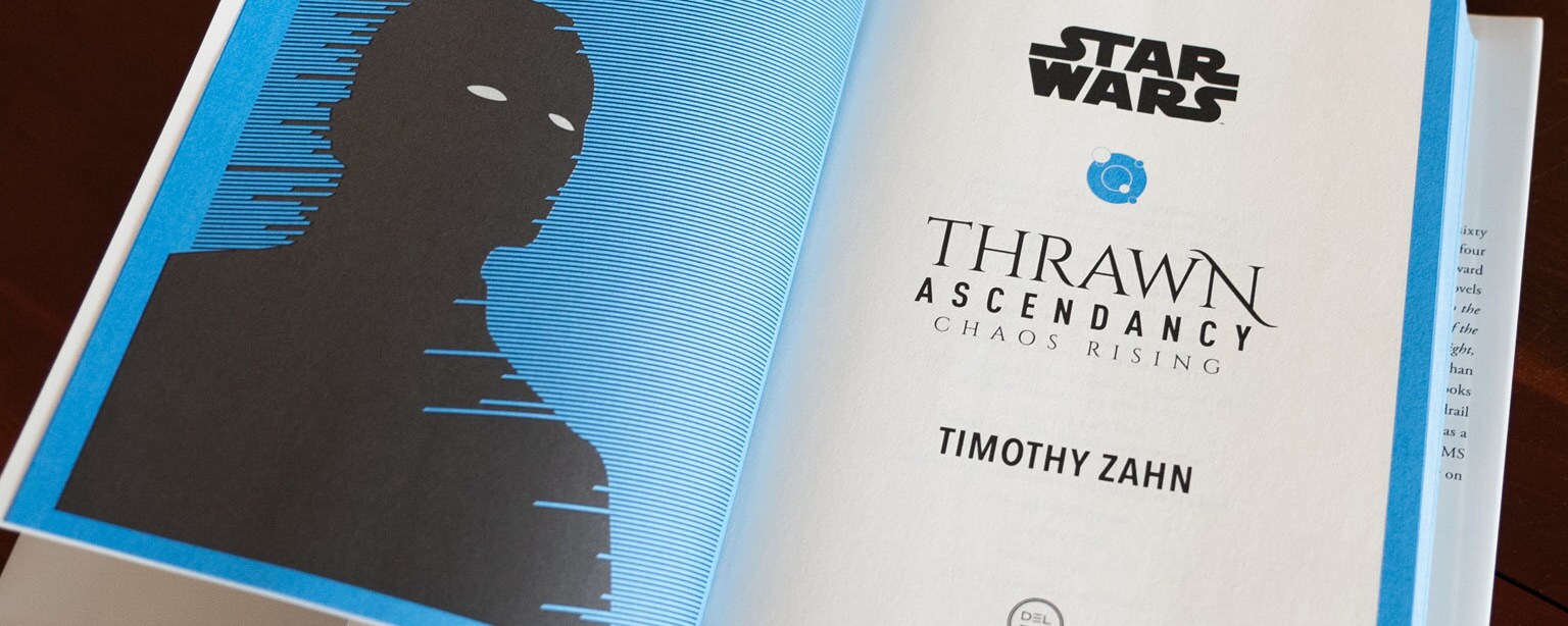 Thrawn Ascendancy: Chaos Rising blue pages