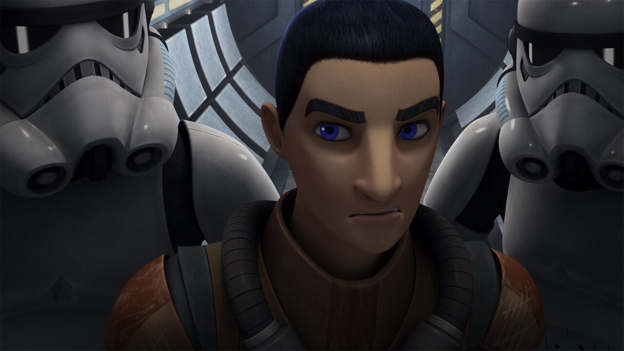 The Empire has captured a shuttle blasting its way out of Lothal. The pilot: Ezra Bridger. Kallus...