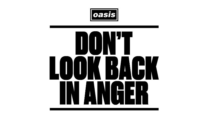 Liam and Noel Gallagher perform onstage in Oasis: Don't Look Back in Anger