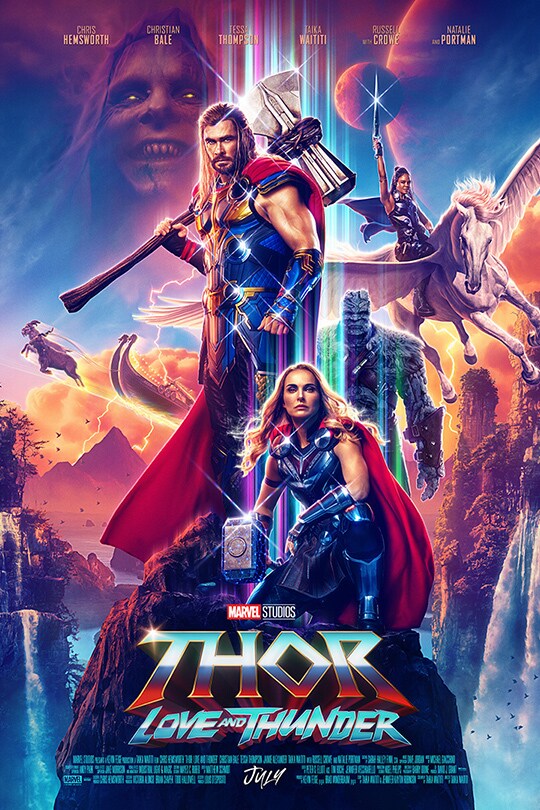 The one and only | Marvel Studios | Thor: Love and Thunder | July | movie poster