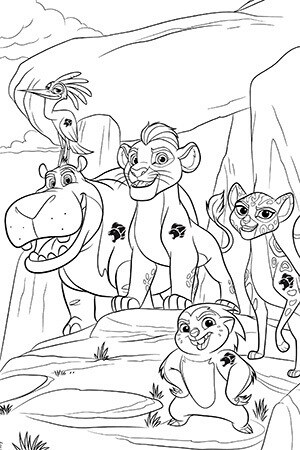 The Lion Guard Colouring Sheet | Disney Junior | Singapore The Lion Guard Colouring Sheet | Disney Junior | Singapore