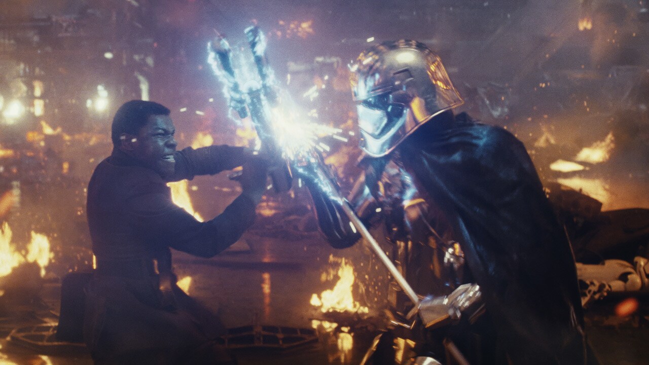 General Hux ordered Finn and Rose’s execution, but the two were saved when the Raddus sliced thro...