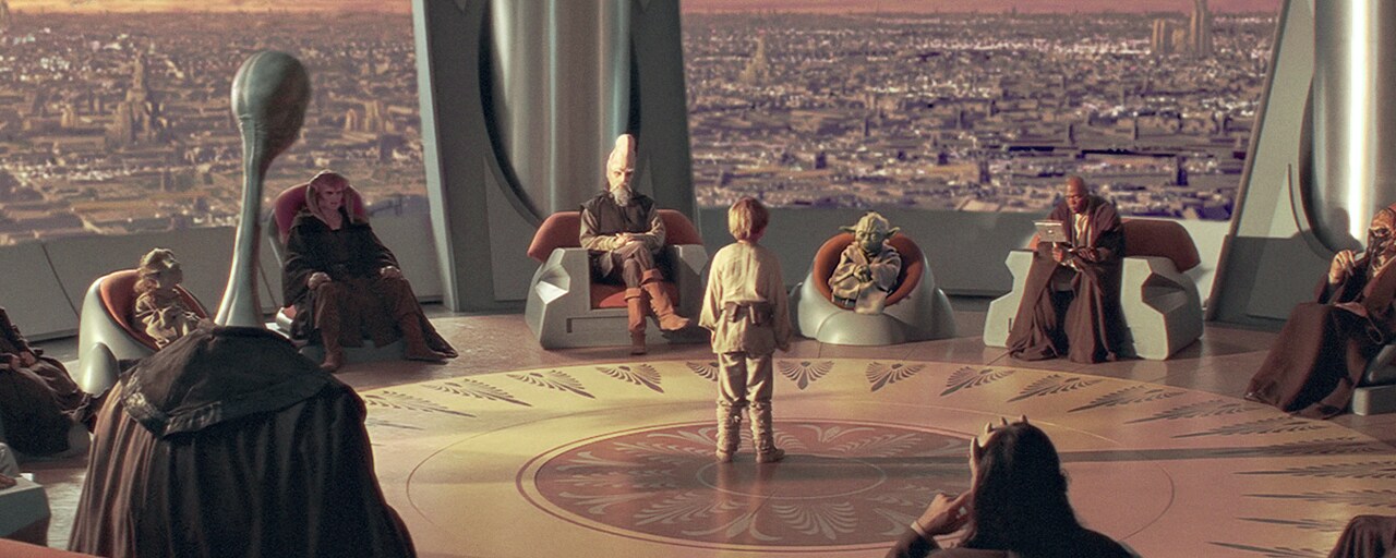 The Jedi Council chamber