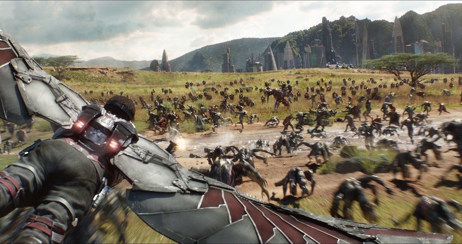Scene from Avengers: Infinity War
