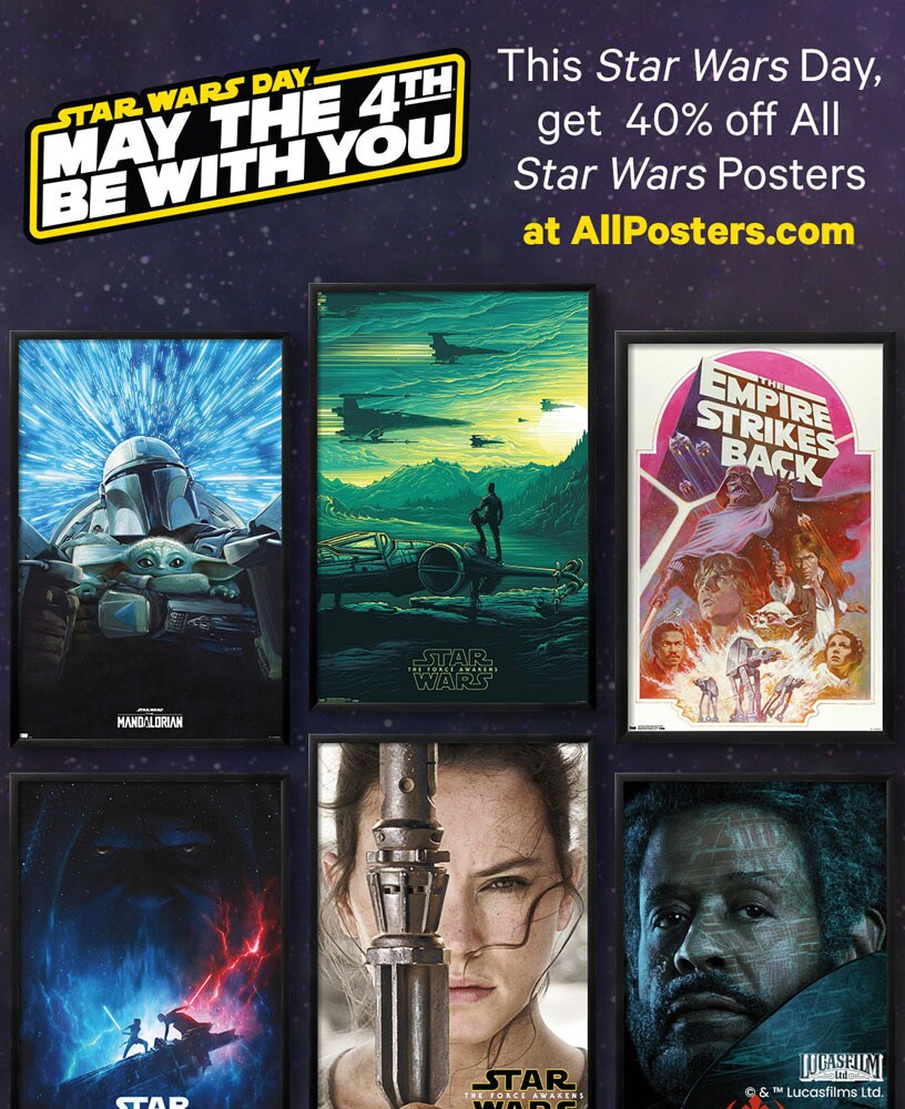 Trends International Star Wars Day posters