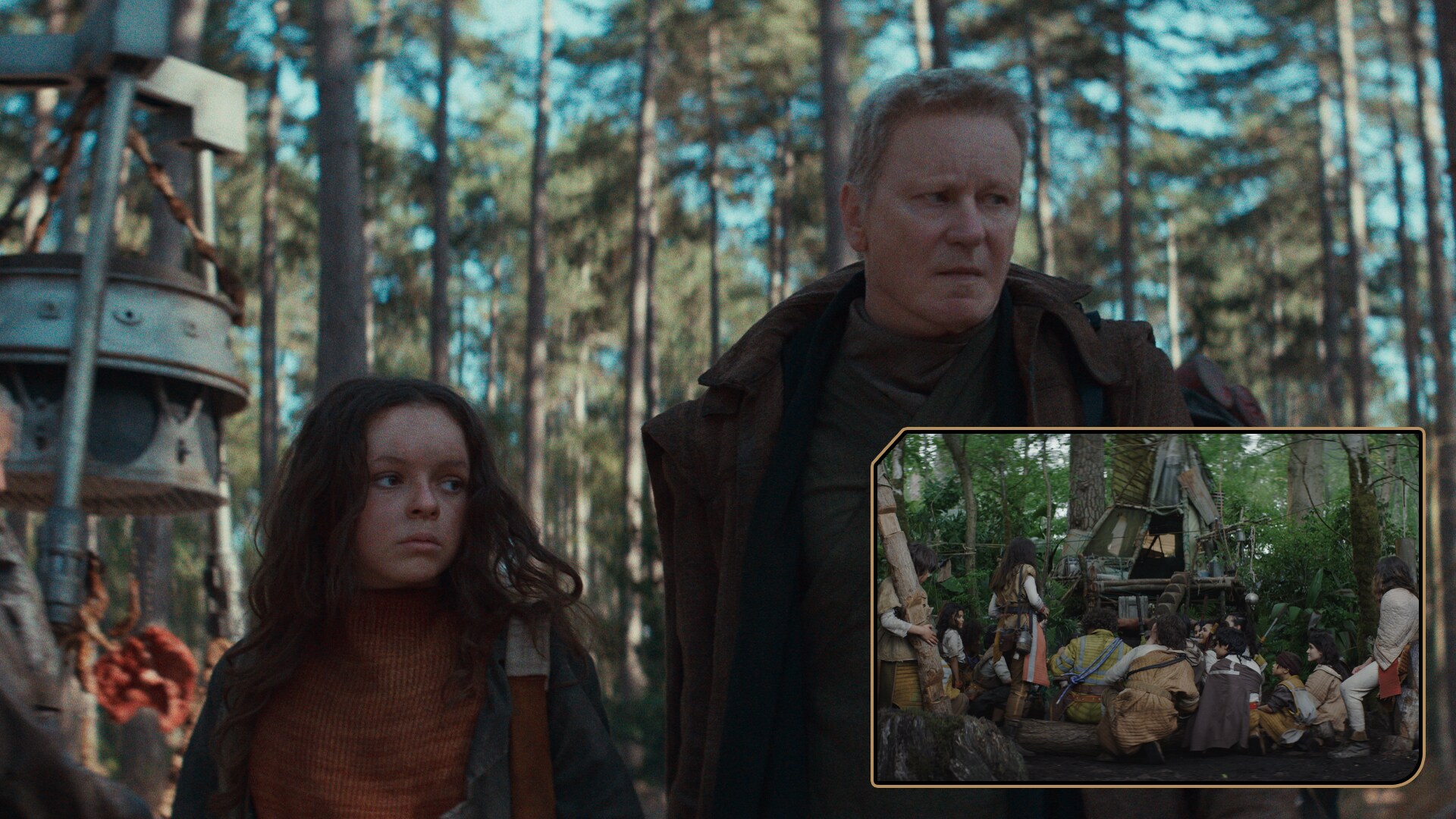 The woodland flea market seen in Kleya Marki’s flashbacks.