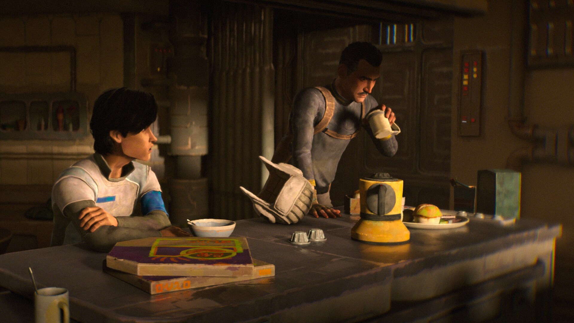 The Lawson family kitchen.