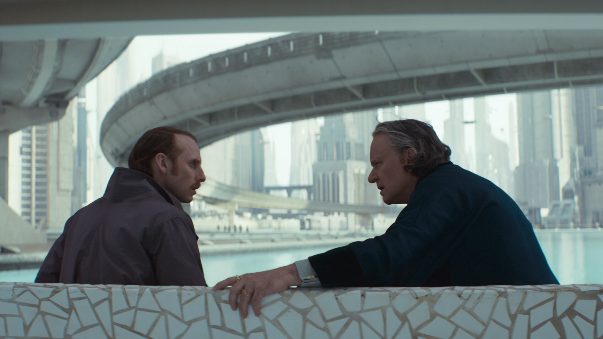Luthen Rael’s fateful meeting with Supervisor Lonni Jung on the surface of Coruscant.