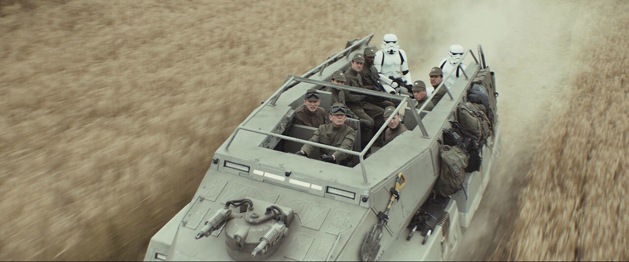 Imperial troop transport in Andor Season 2.
