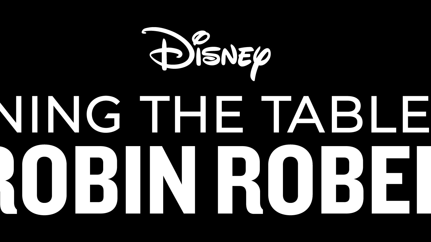 Turning the Tables with Robin Roberts Logo - Black