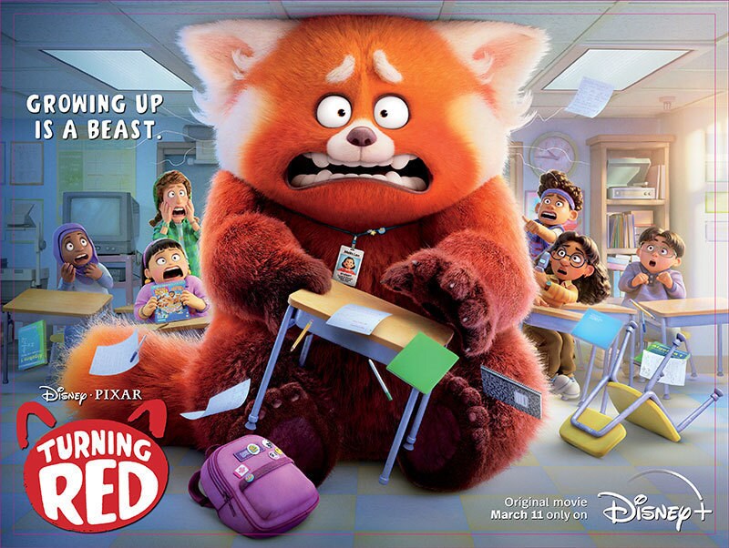 Disney pixar turning red