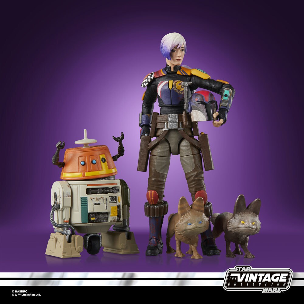 The Vintage Collection Sabine Wren and Chopper two-pack