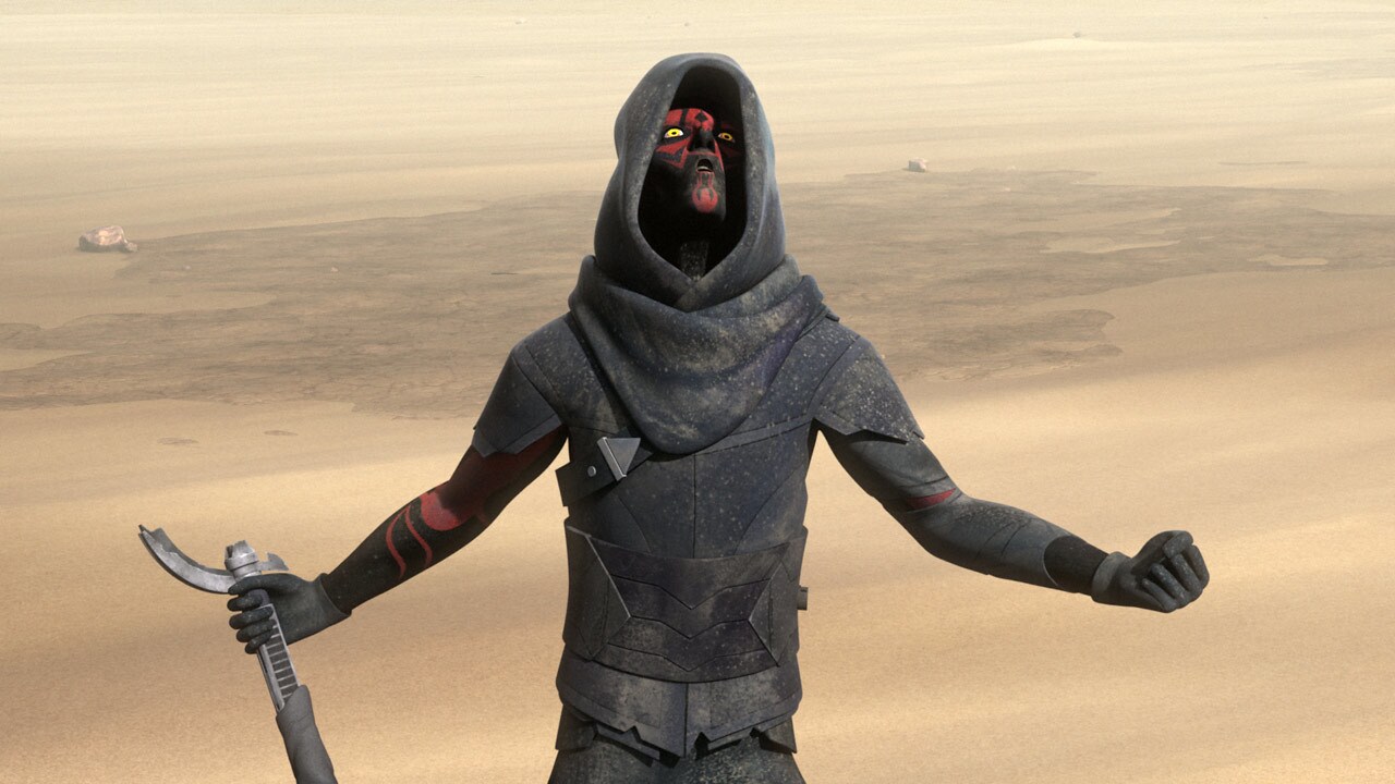 Maul wanders the Tatooine sands, sensing Kenobi and filled with rage. But how will he find him? H...