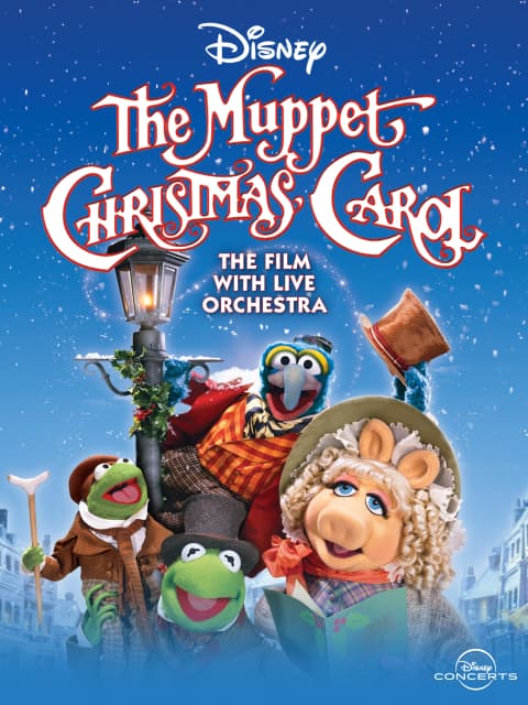 Muppets Christmas Carol in concert poster