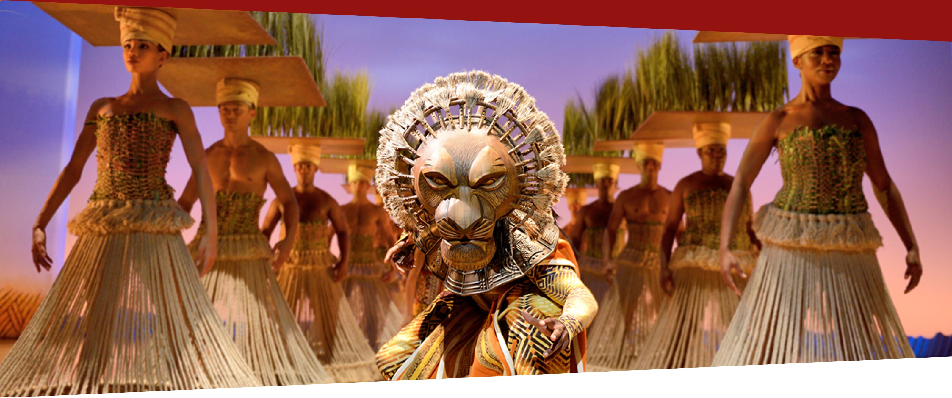 舞台表演《狮子王》中的辛巴形象