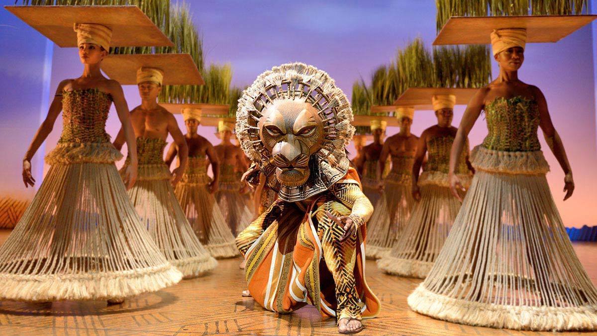 Image of Simba from the stage show The Lion King