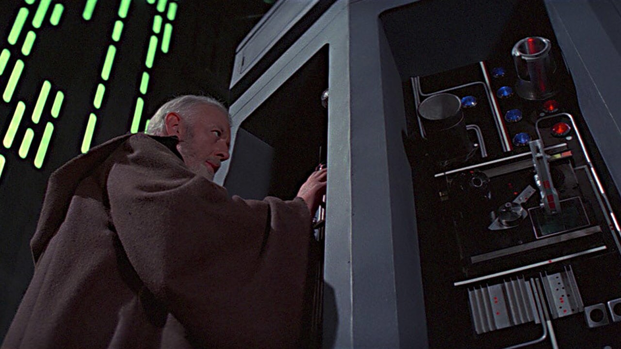 Obi-Wan Powers Down the Tractor Beam