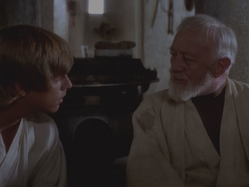 Quote - Obi Wan Kenobi - The Force is what gives a Jedi his power. It's an energy field created by all living things. It surrounds us and penetrates us. It binds the galaxy together.