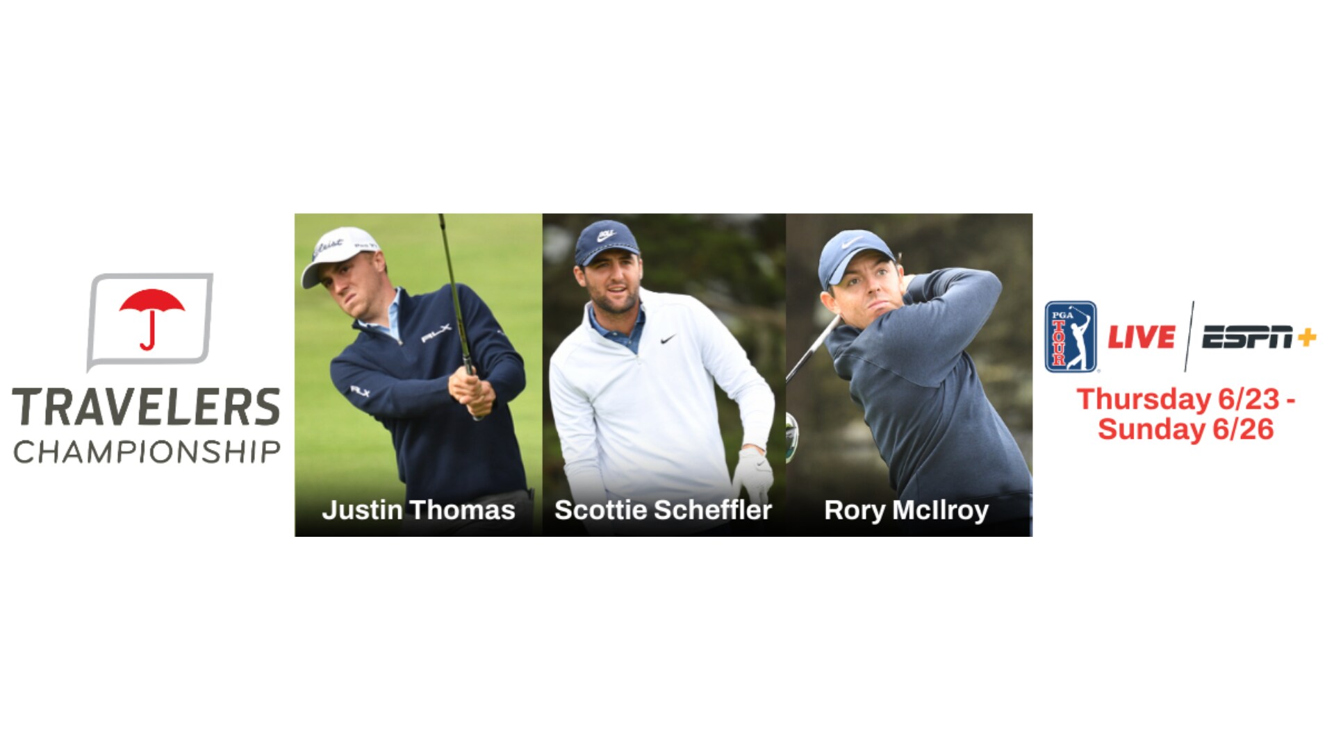 PGA TOUR LIVE on ESPN+: Four-Stream Coverage of the Travelers Championship at TPC River Highlands