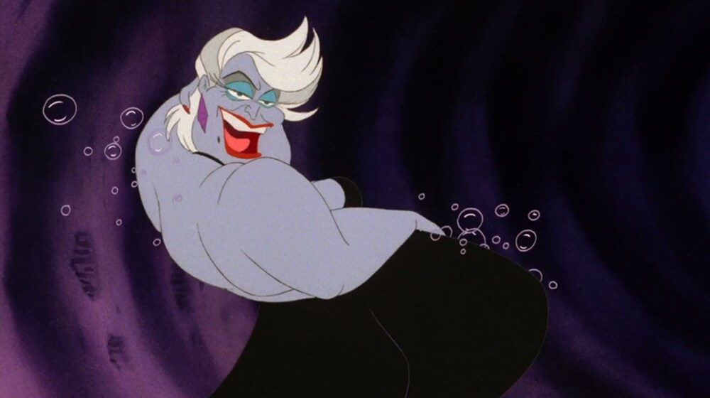 Ursula from the animated movie "The Little Mermaid"