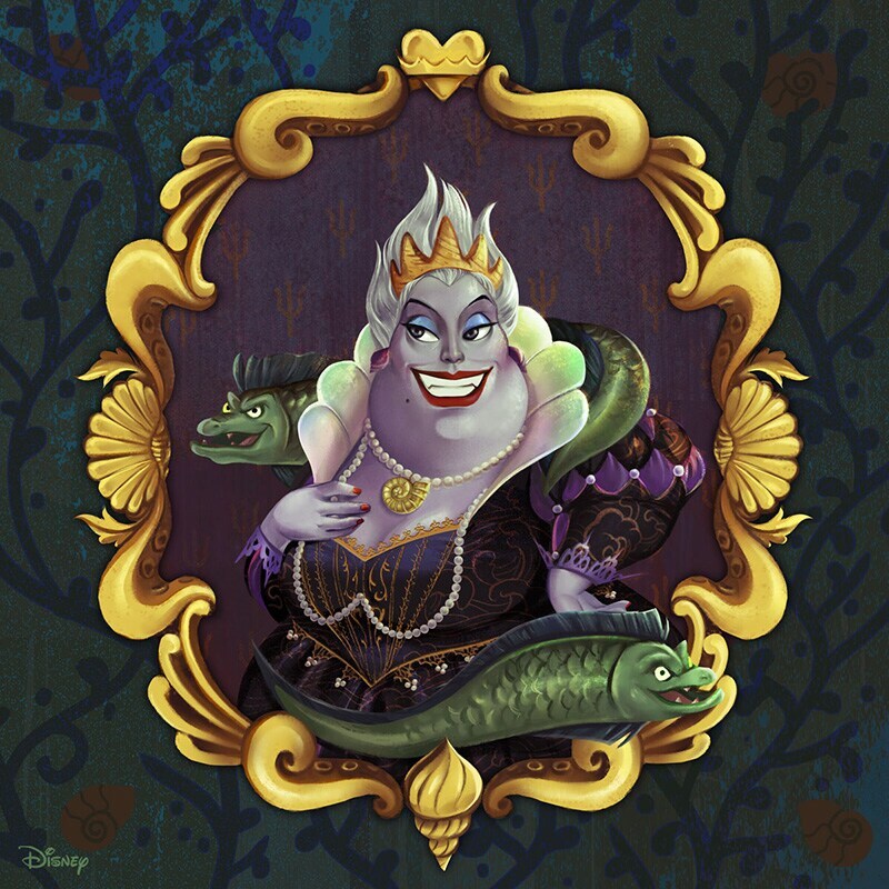 Portrait renaissance-inspired painting of Ursula