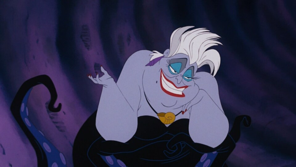 Úrsula representa a una de las villanas más temibles del mundo Disney. Foto: Walt Disney Pictures   