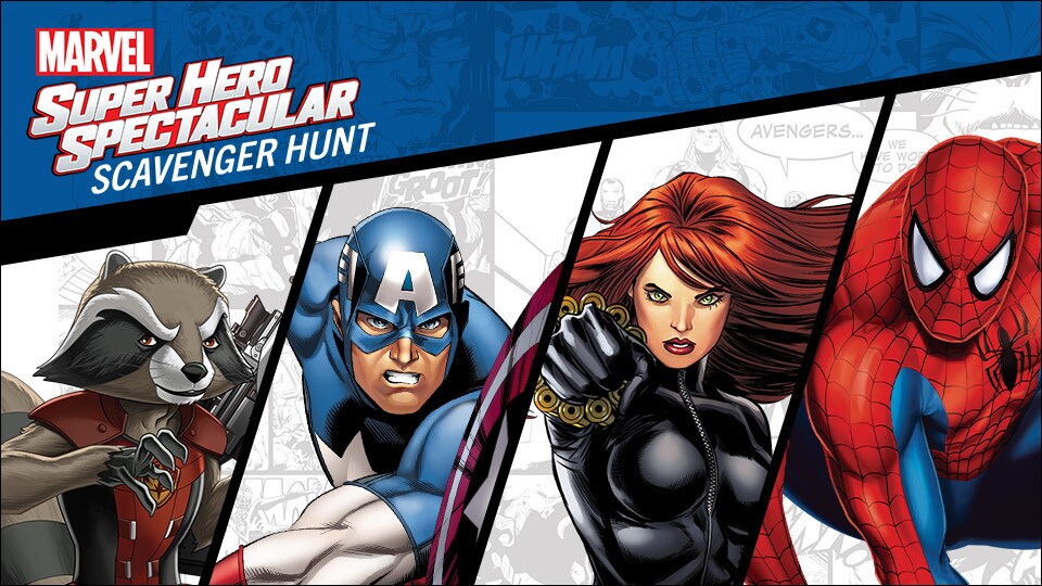 Super Hero Spectacular Scavenger Hunt
